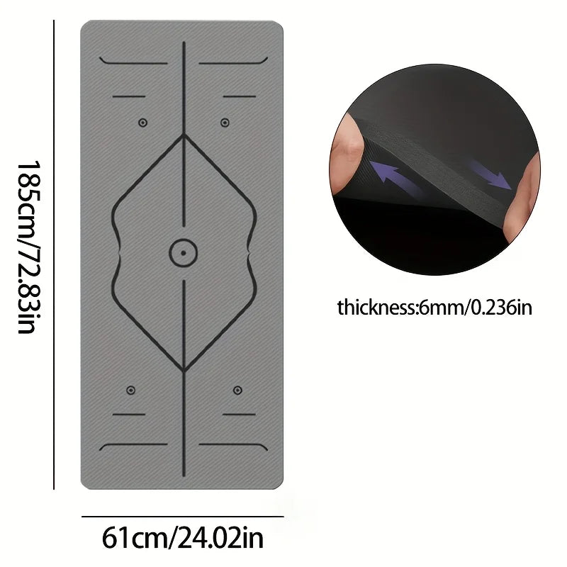 Tapis de Yoga Premium - Antidérapant & Ultra-Épais