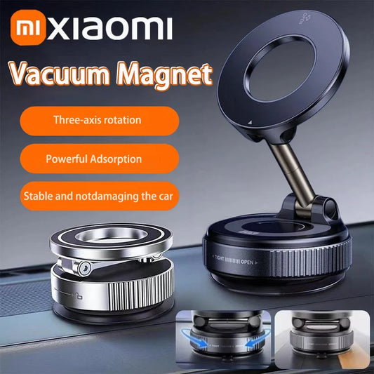 Xiaomi Ultra-Strong Magnetic Phone Holder - 360° Foldable Design with Suction Cup for Car, Desk & Bathroom