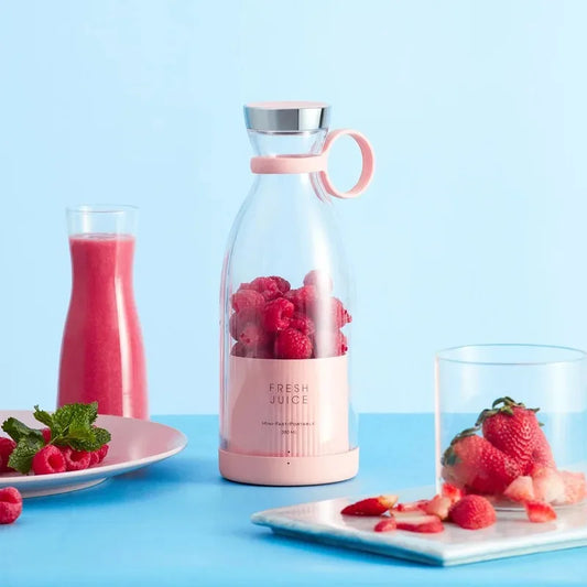 Portable USB Rechargeable Blender - Mini Multifunctional Smoothie Maker