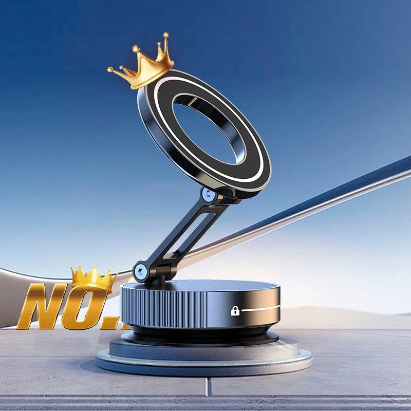 Xiaomi Ultra-Strong Magnetic Phone Holder - 360° Foldable Design with Suction Cup for Car, Desk & Bathroom