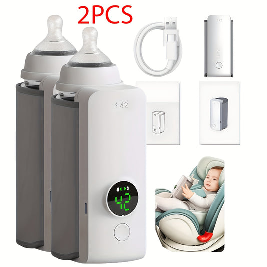 Portable Baby Bottle Warmer - Warm Bottles Anywhere in Minutes